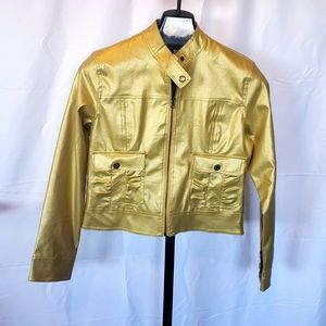 Women's faux leather jacket size M